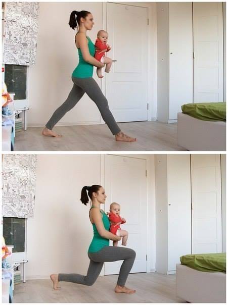 Упражнения для молодых мам